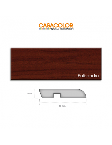 ZOCALO COMUN CASETO MF.018PAL PALISANDRO