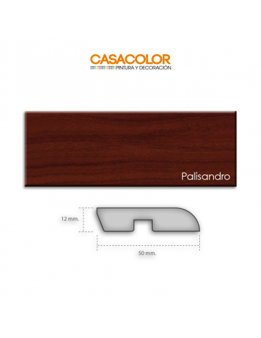 ZOCALO COMUN CASETO MF.017PAL PALISANDRO