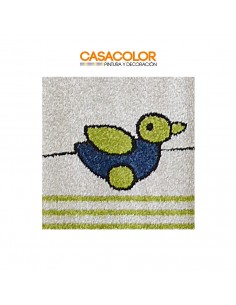 Alfombra ivory/green/blue 2