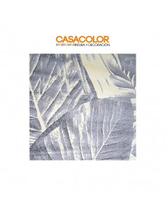 Alfombra azul con blanco... 2