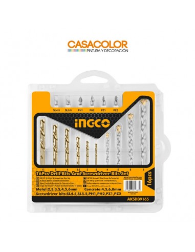 Brocas helicod, set d/16pzas