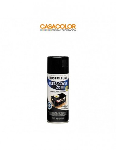 Rust-Oleum® ULTRA COVER 2X NEGRO SEMI...