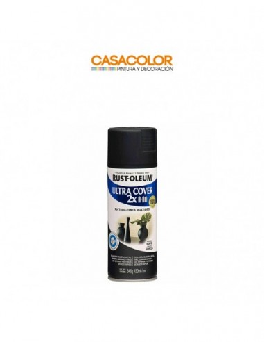 Rust-Oleum® ULTRA COVER 2X NEGRO MATE...