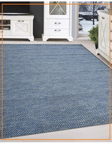 Alfombra Black Silver/Blue