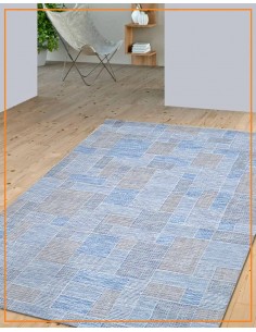 Alfombra silver/Blue