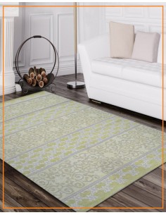 Alfombra Silver/Green