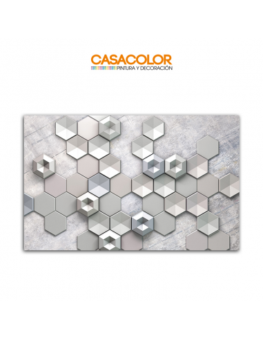 FOTO MURAL KOMAR HEXAGON CONCRETE...