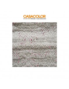 Alfombra bohemian taupe/Red 2