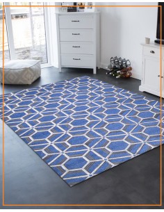 Alfombra devos brown silver