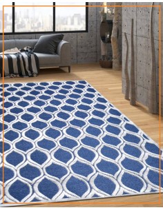 Alfombra Devos silver blue