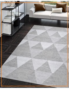 Alfombra silver square